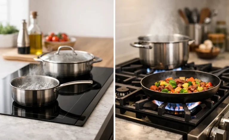 Induction Versus Gas Cooktops for Your Kitchen Induction Versus Gas Cooktops for Your Kitchen