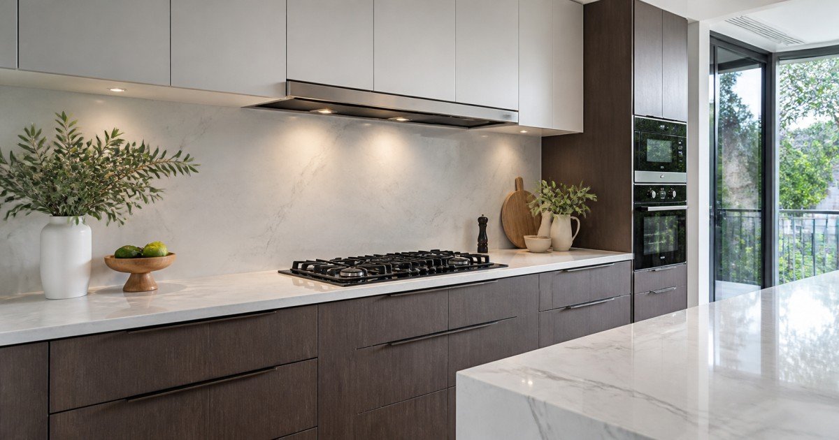 Modern cooktop in a renovated Sydney kitchen